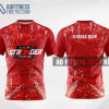Mẫu áo gym dáng ôm Tuyên Quang màu đỏ thiết kế khỏe khoắn GMA60