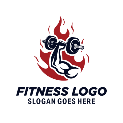 Logo Fitness thiết kế 15-37