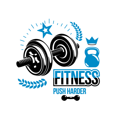 Logo Fitness thiết kế 16-45